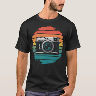 T-shirt Appareil Photo Rétro Amateur de Photographie Photo