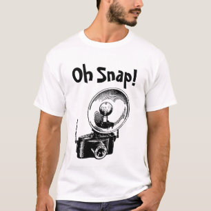 T-shirt Appareil Photo Vintage Oh Snap