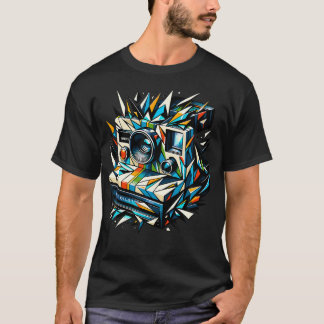 T-shirt Appareil Photo Vintage Photographe Photographie Ph