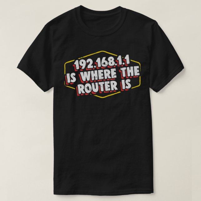 T-shirt Appareils de pylône de réseau de routeur d'ordinat (Design devant)