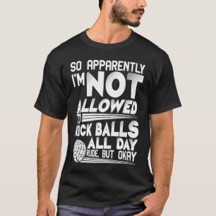 T-shirt Apparemment, je ne suis pas autorisé à frapper des