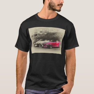 T-shirt Apparence rouge blanche de noir de rôdeurs de HDR
