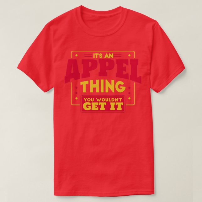 T-shirt Appel (Design devant)