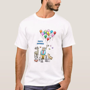 T-shirt Appel à tous les animaux Anniversaire