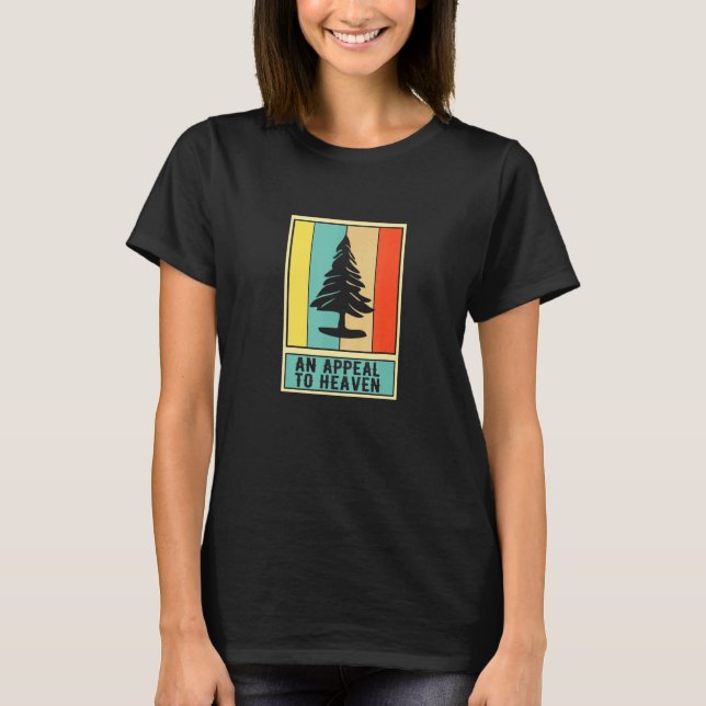 T-shirt Appel Au Ciel De La Révolution Américaine Pine Tre (Devant)
