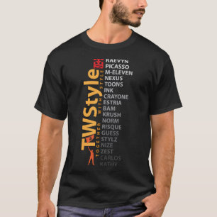 T-shirt Appel de défilement TWStyle