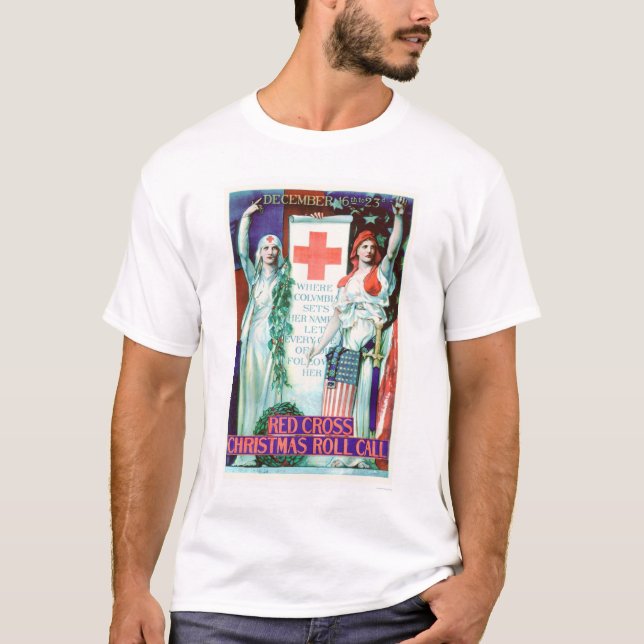 T-shirt Appel de Noël de Croix-Rouge (US00205) (Devant)