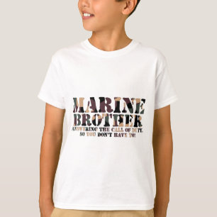 T-shirt Appel de réponse de frère marin