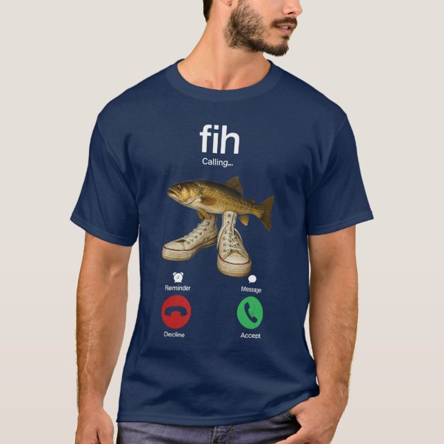 T-shirt Appel Fih Me Rappeler Message Refuser Accepter Tél (Devant)