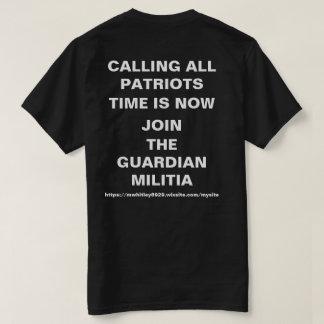 T-shirt appelant tous les patriotes