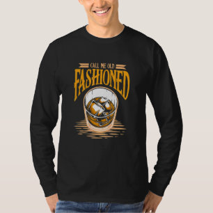 T-shirt Appelez-moi Ancien Consommation D'Alcool Boire Whi