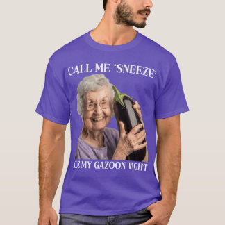 T-shirt Appelez-moi Atchoum parce que mon Gazoonight vinta