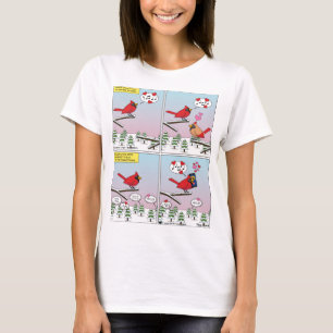 T-shirt Appels de accouplement d'oiseaux modernes comique