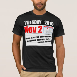 T-shirt Appels de devoir de mardi le 2 novembre 2010 - !