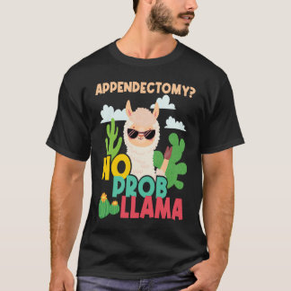 T-shirt Appendectomie sans problème Lama Récupération de