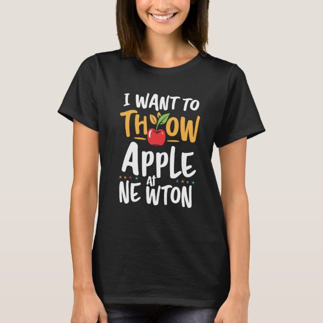 T-shirt Apple à Newton (Devant)