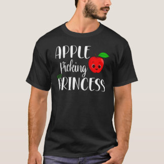 T-shirt Apple Picking Princess Apple Picking Girls Kids To