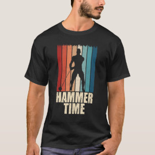 T-shirt Application de champ de piste d'élongation du temp