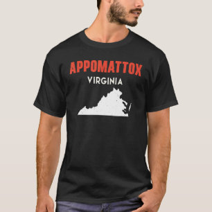 T-shirt Appomattox Virginia USA State America Travel Virgi
