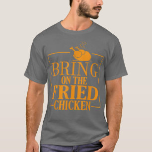 T-shirt apporter sur le poulet frit roi de poulet frit amo