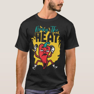 T-shirt Apportez La Chaleur Chili Flavor Épicé Chipotle S