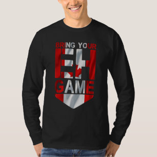 T-shirt Apportez votre Eh Game Canada Flag Pride 1er juill