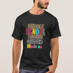 T-shirt Appréciation De L'Enseignant Du Milieu Au Milieu