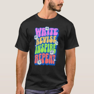 T-shirt Appréciation de l'enseignant Tee : Écrire Revise I