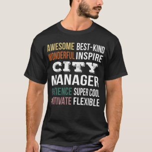 T-shirt Appréciation du gestionnaire de ville