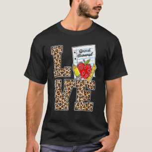T-shirt Appréciation du thérapeute de la parole d'amour Le