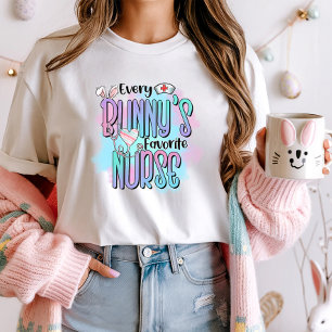T-shirt Appréciation mignonne des infirmières de Pâques