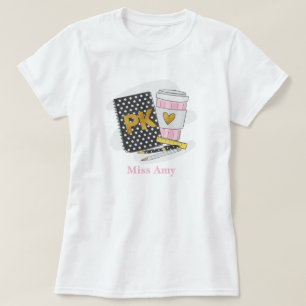 T-shirt Appréciation personnalisée de l'enseignant Pré K n