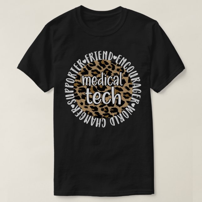 T-shirt Appréciation technique Médicale Technologue de lab (Design devant)
