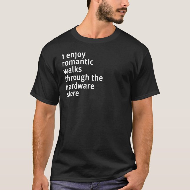 T-shirt Appréciez les promenades romantiques par le (Devant)