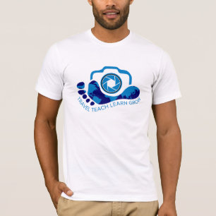 T-shirt apprendre à voyager apprendre à grandir