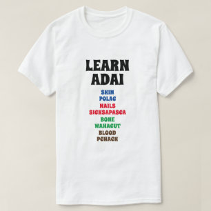 T-shirt Apprendre Adai - Peau, ongles, os, Sang