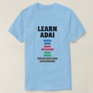 T-shirt Apprendre Corbeau, Corbeau, Oiseau noir, Grue