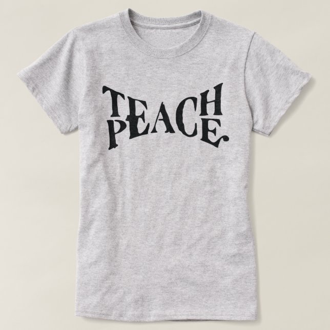 T-SHIRT APPRENDRE LA PAIX (Design devant)