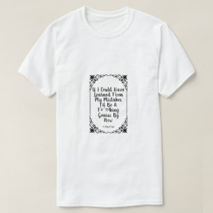 T-shirt Apprenez De Vos Erreurs (Dirty) - Une Chemise Mist