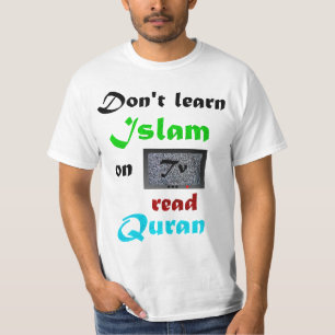 T-shirt Apprenez l'Islam sur le Quran
