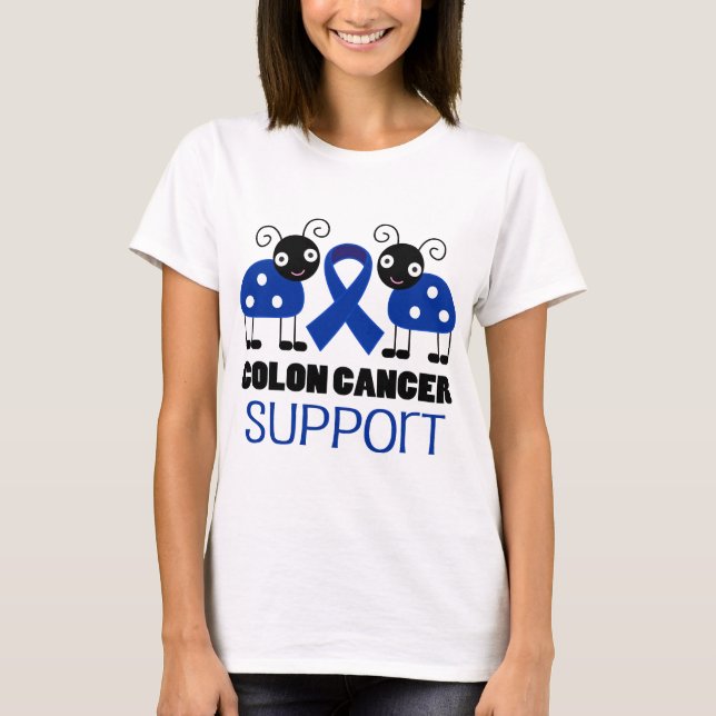 T-shirt Appui de cancer du colon (Devant)