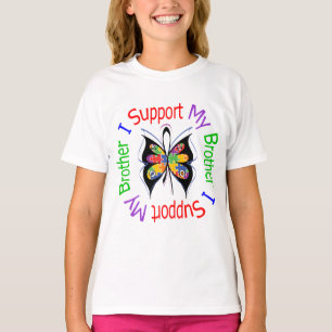 T-shirt Appui de l'autisme I mon frère