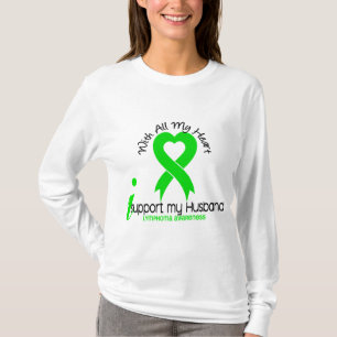 T-shirt Appui du LYMPHOME I mon mari