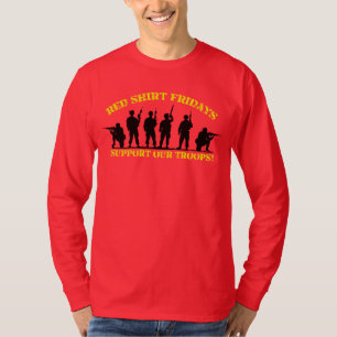 T-shirt Appui rouge de vendredi notre longue chemise de