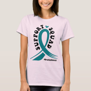 T-shirt Appuyer la lutte contre le cancer de l'ovaire rose