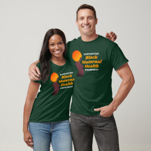 T-shirt Appuyer la sensibilisation à la santé MATERNELLE N