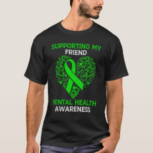 T-shirt Appuyer mon ami Sensibilisation à la santé mentale