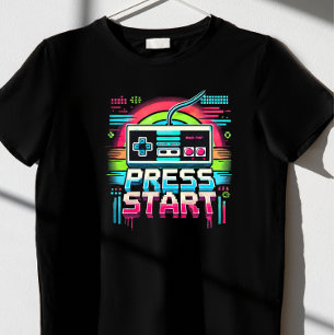 T-shirt Appuyer sur Démarrer