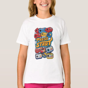 T-shirt Appuyer sur Démarrer