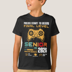 T-shirt Appuyez sur Start pour commencer le niveau final S